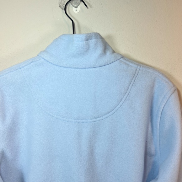 Natural Reflections Women's Full Zip Fleece Jacket Light Blue Zip Pockets Medium - Picture 12 of 14